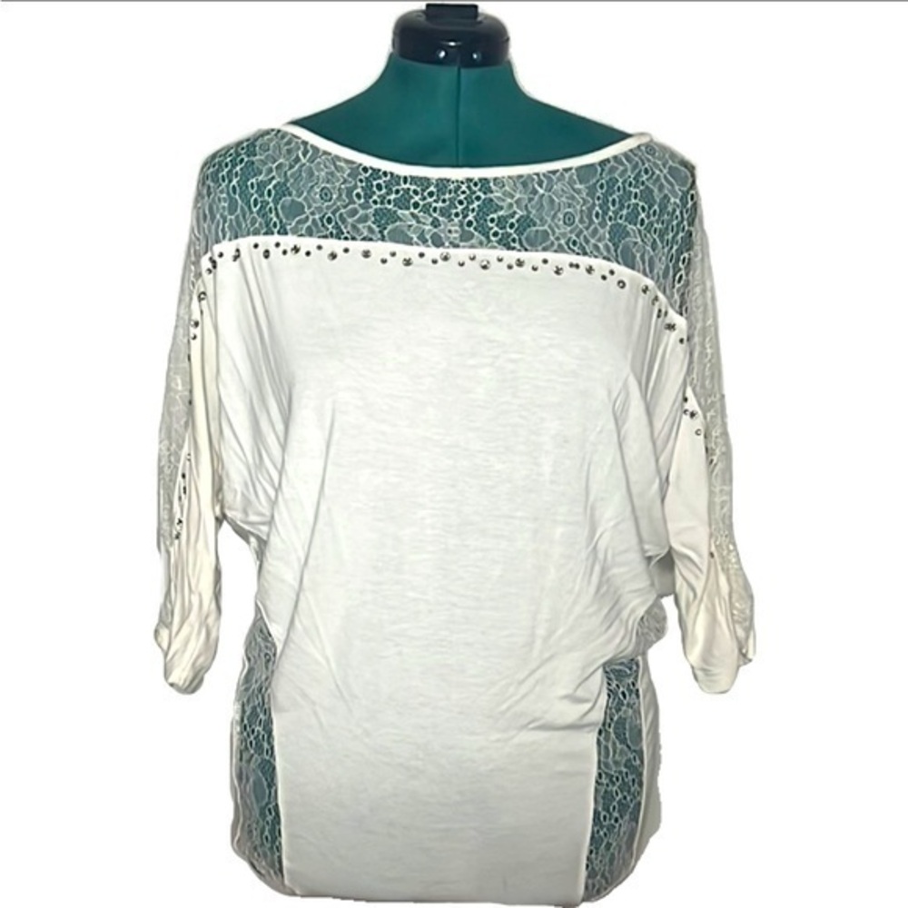 White lace top